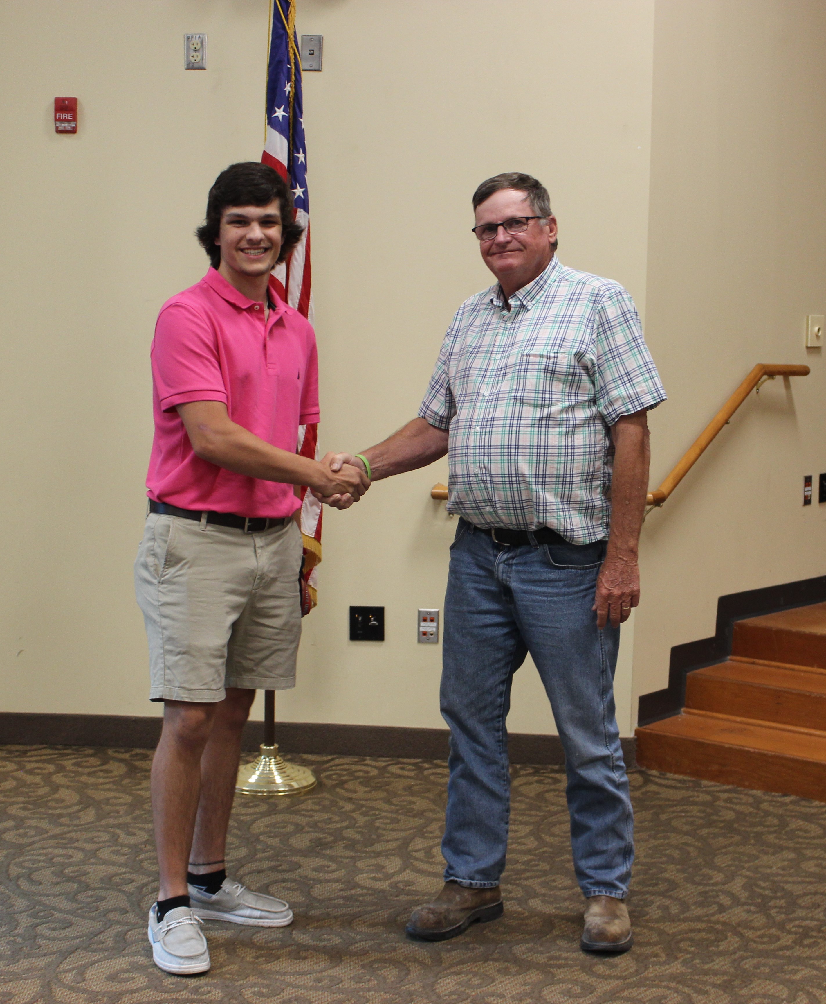 RCW attendee, Graham Strickland and Vice-chairman Charles Hill