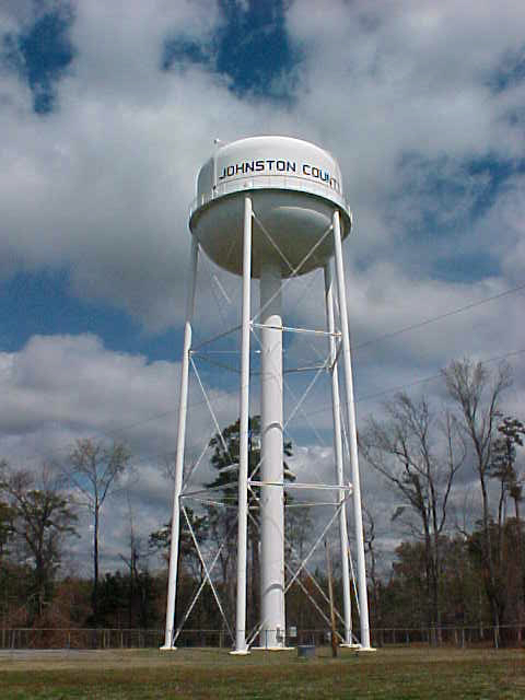 Johnston county water tower