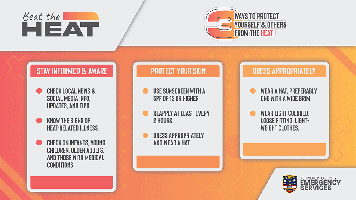 Beat the heat infographic