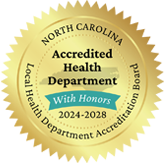 Johnston County Environmental Health is an Accredited Health Department