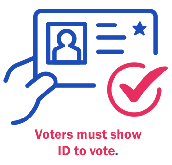 Starting with the November 7, 2023 Municipal Elections, voters must show ID to vote.